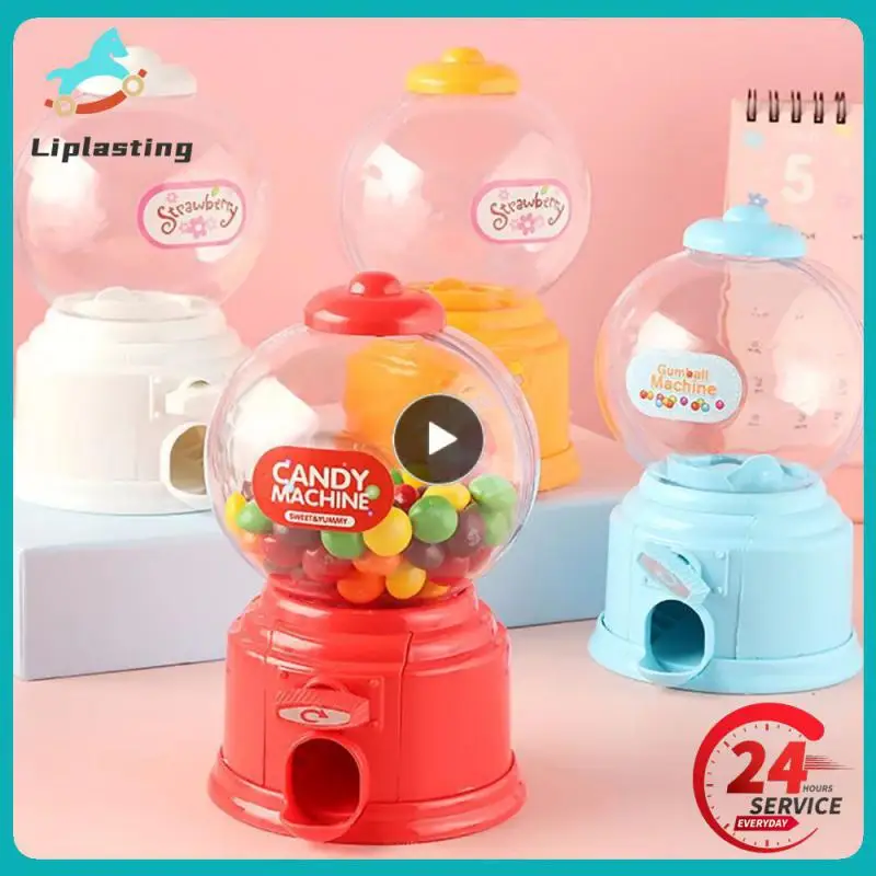 Hucha de dulces bonita para niños, Mini máquina de dulces, regalo de burbujas, caja de dinero para niños, dispensador de juguetes, Caja de Ahorro de monedas de Gumball, decoración del hogar