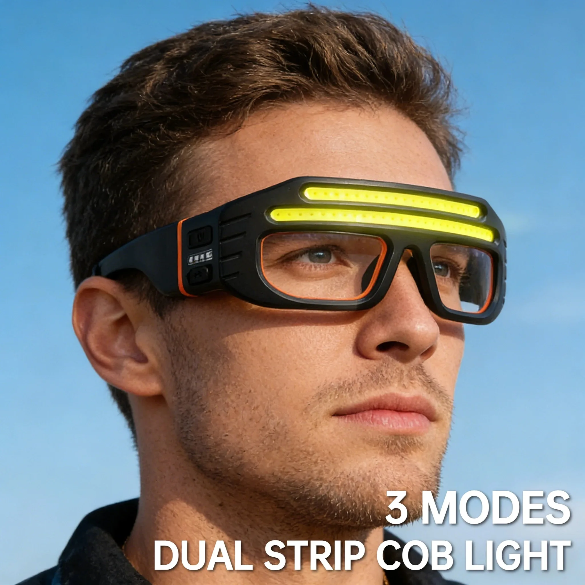Lunettes LED Namvo Rechargeables USB – Soirée Disco, Noël, Anniversaire, Effet Flashy 8 Modes (rose)