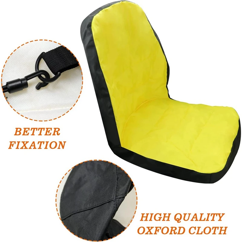 LP95233 Upgrade Seat Cover Cushioned For John Deere 3E Series,3R Series,4M Series,1023E Tractor ,Comfortable, Waterproof