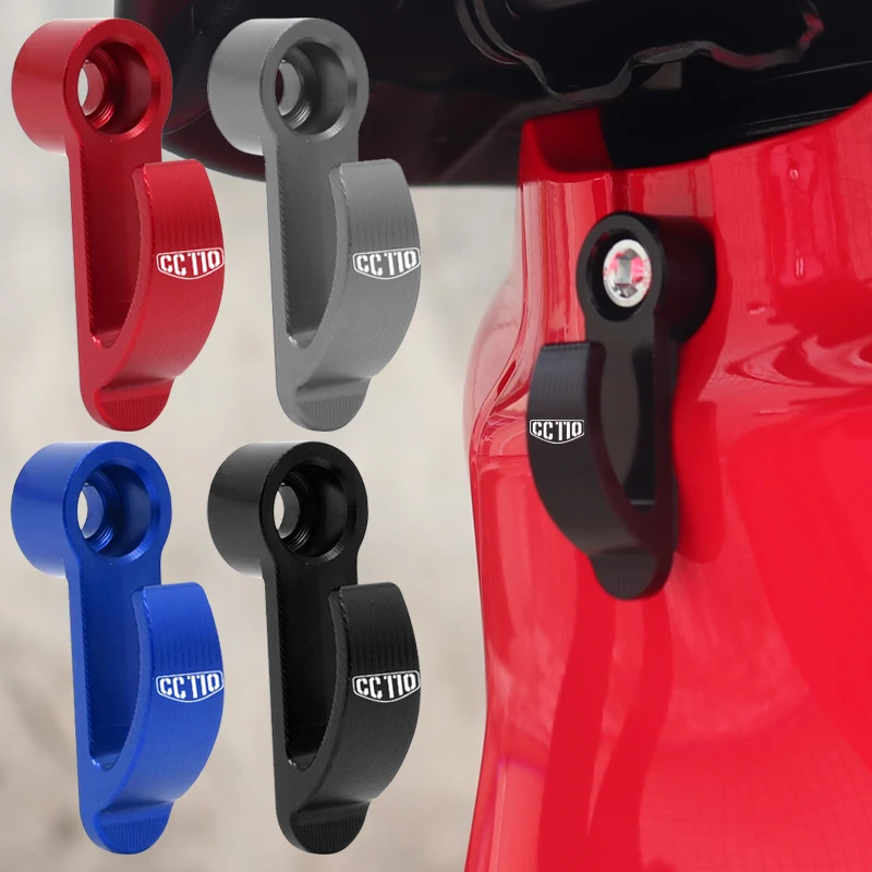 

Motorcycle Accessories for Honda Cross Cub CC110 CC 110 Handlebar Folding Hook Helmet Pack Cup Luggage Hook Claw Holder Storage