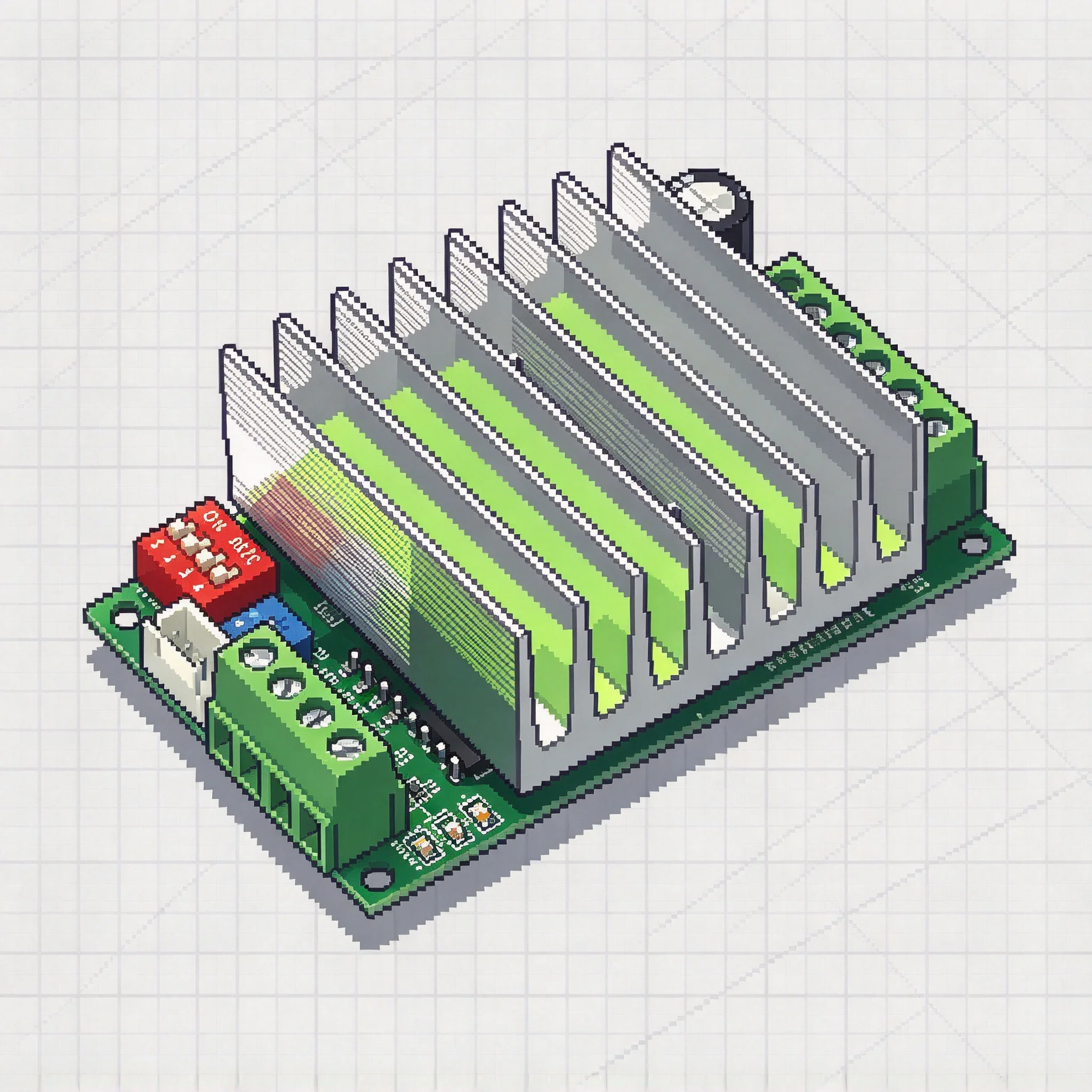 4.5A TB6600-1 CNC Stepper Motor Driver Module, Stepping Motor Control Board for Wood Metal CNC Router Carving Equipment