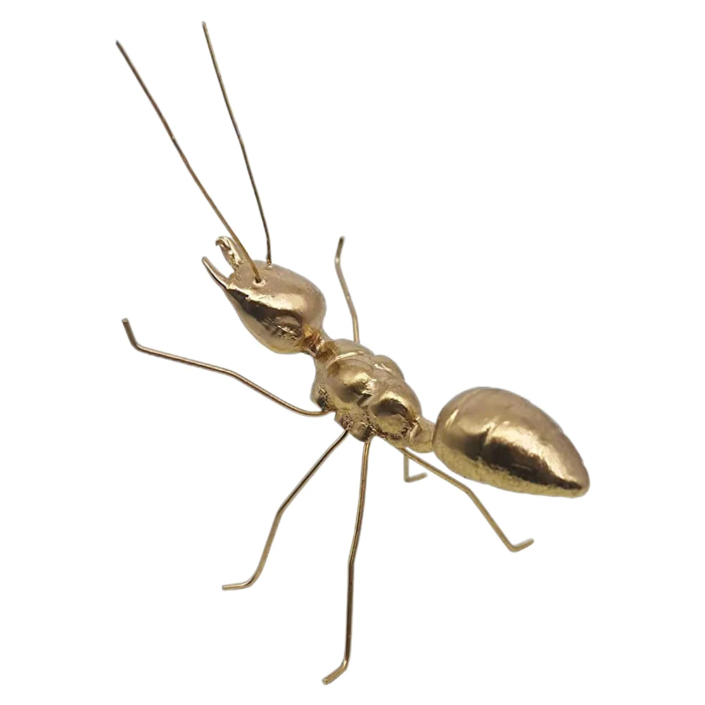 

Metal Ant Crafts 65x30x70mm Decorative Figurine Home Accessories Ant-shape Ornament Metal Craft Miniature Model