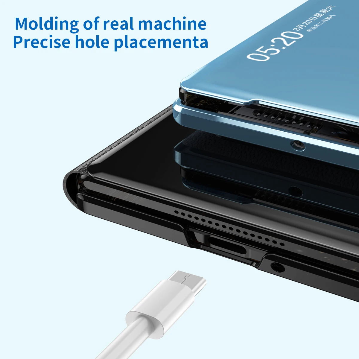 For VIVO X Fold 3 Pro Case Luxury Leather Mirror Smart Back Cover For X Fold 3Pro Folding Stand Shockproof Bumper Funda