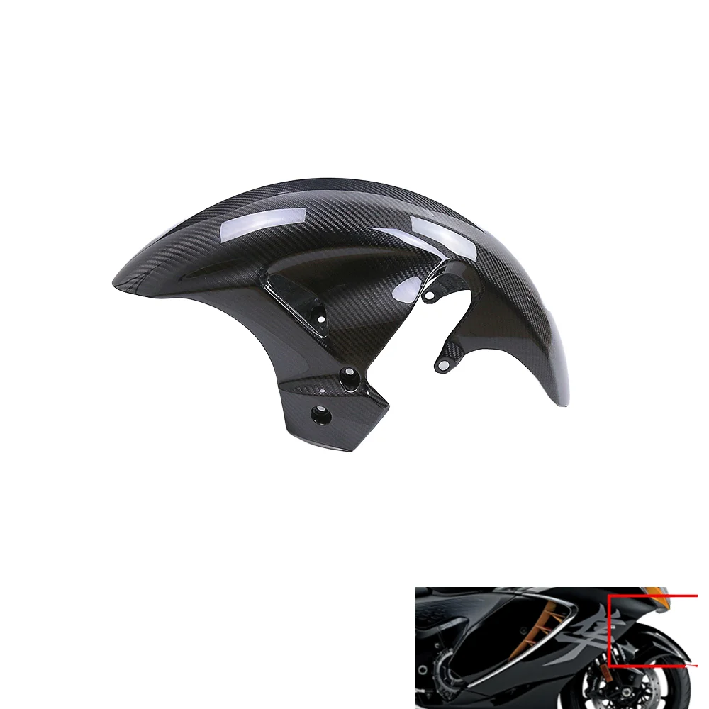 

2022+ Front Fender 3K Dry Carbon Fiber Motorcycle Accessory for GSX1300R Hayabusa