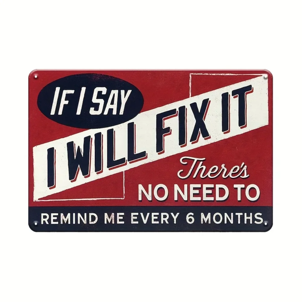 Humor Garage Tin Si…