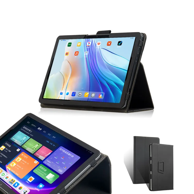 Business Leather Case For HTC A101 A103 Plus 10.1 Inch HTC A104 10.36 Inch HTC A102 11 Inch PU Cover with Hand Holder Grip Shell