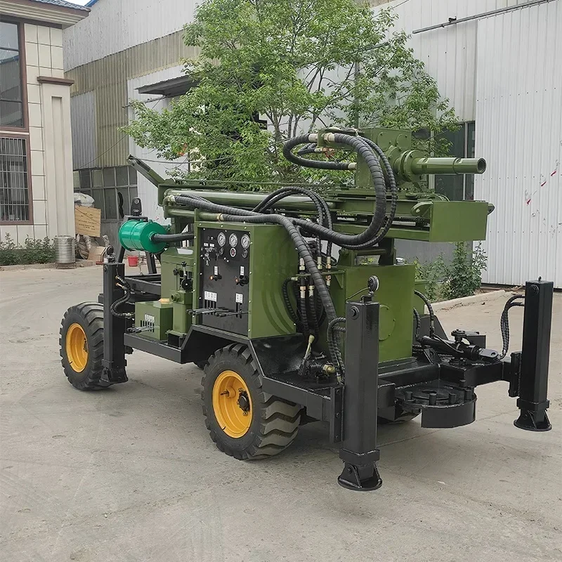 Mine Drilling Rig Ground Drill Machine Automatic Drilling Machine Deep Well Drilling Machine Pneumatic Water Well Rig
