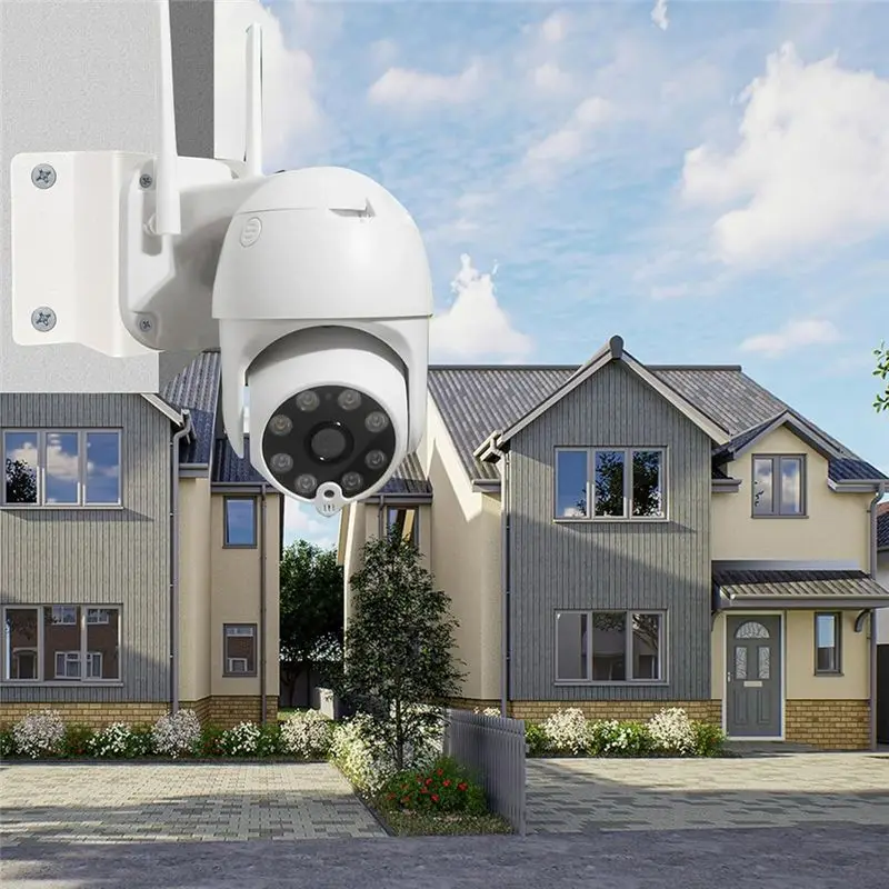 B29C-For PTZ Camera Exterior Wall Corner Bracket Metal Corner Mount, Wide Viewing Range Of 270°