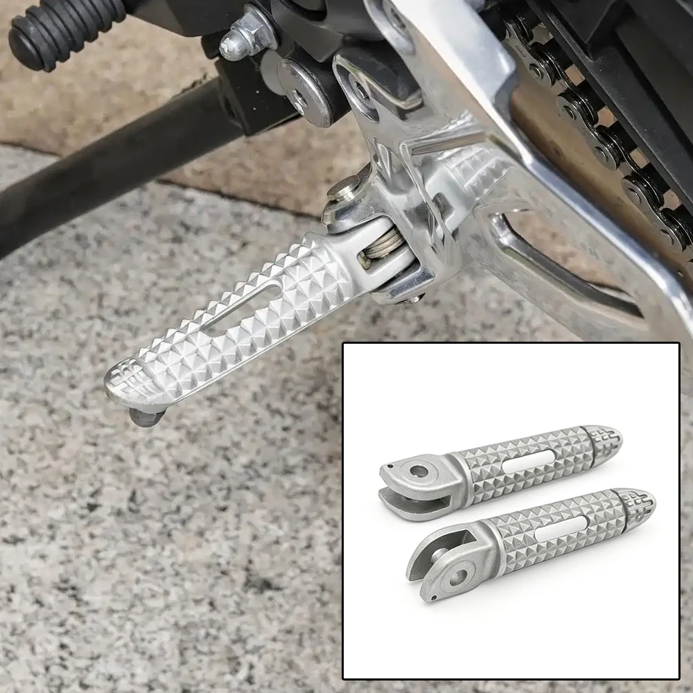 Neu für Trident 800 Trident800 2026- Motorradzubehör Vordere Fußrasten Fußstützen Fußpedale