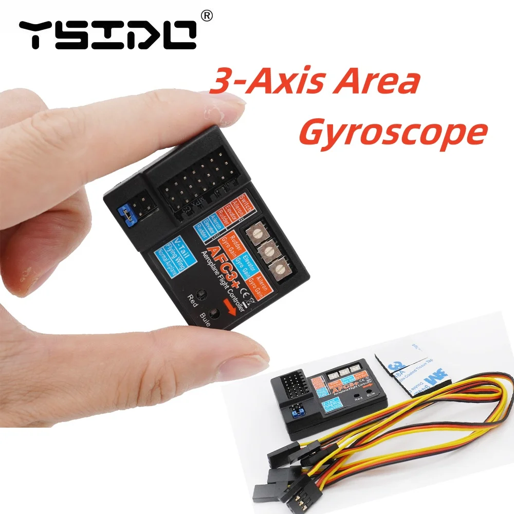 YSIDO 3 Axis Gyro System Flight Controller Stabilizer for RC Airplane Fixed-wing Copter