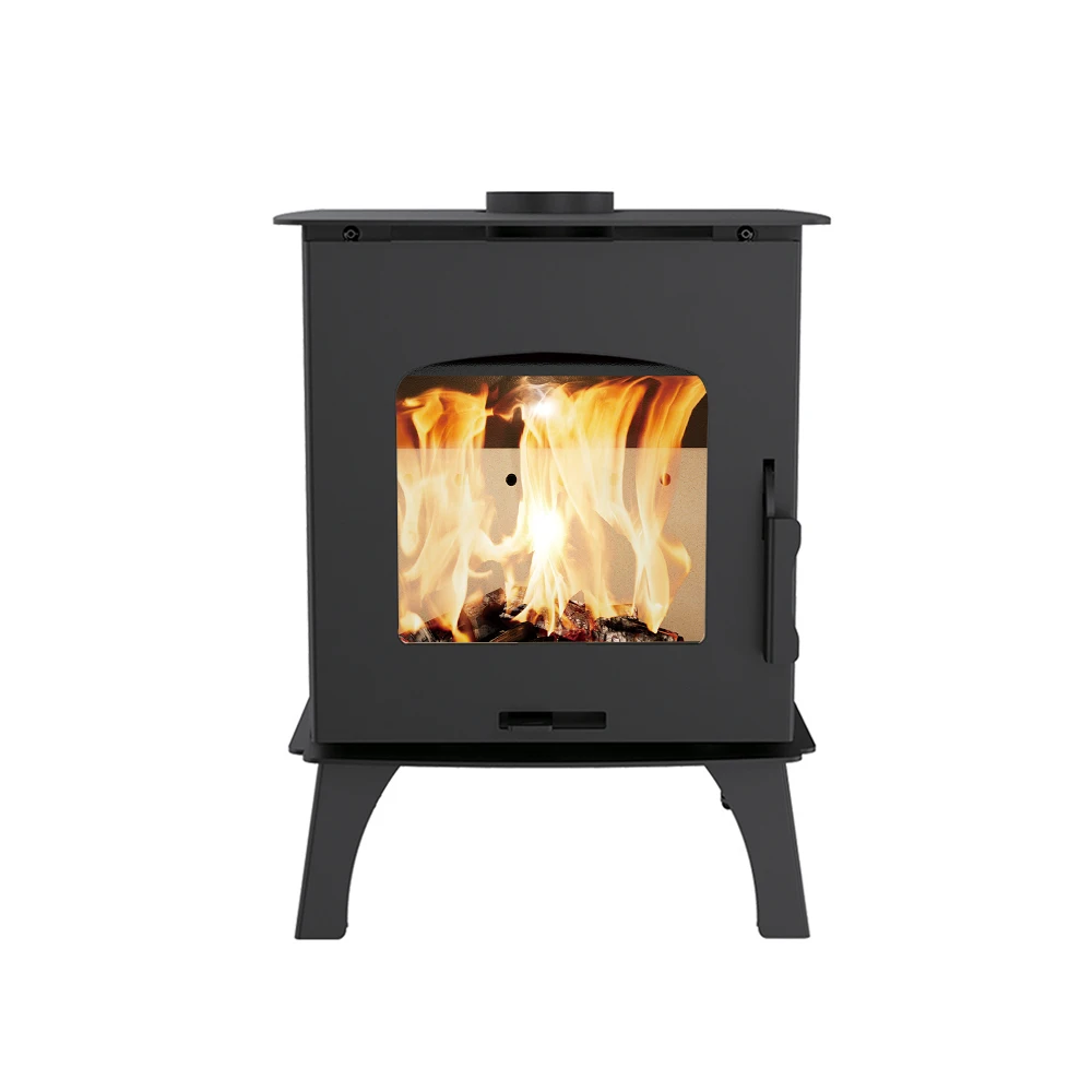 

High Quality Wood Heater Black Steel Small Wood Stove Tiny Wood Burning Stove Indoor Heating Fireplace for Tent Cabin RV