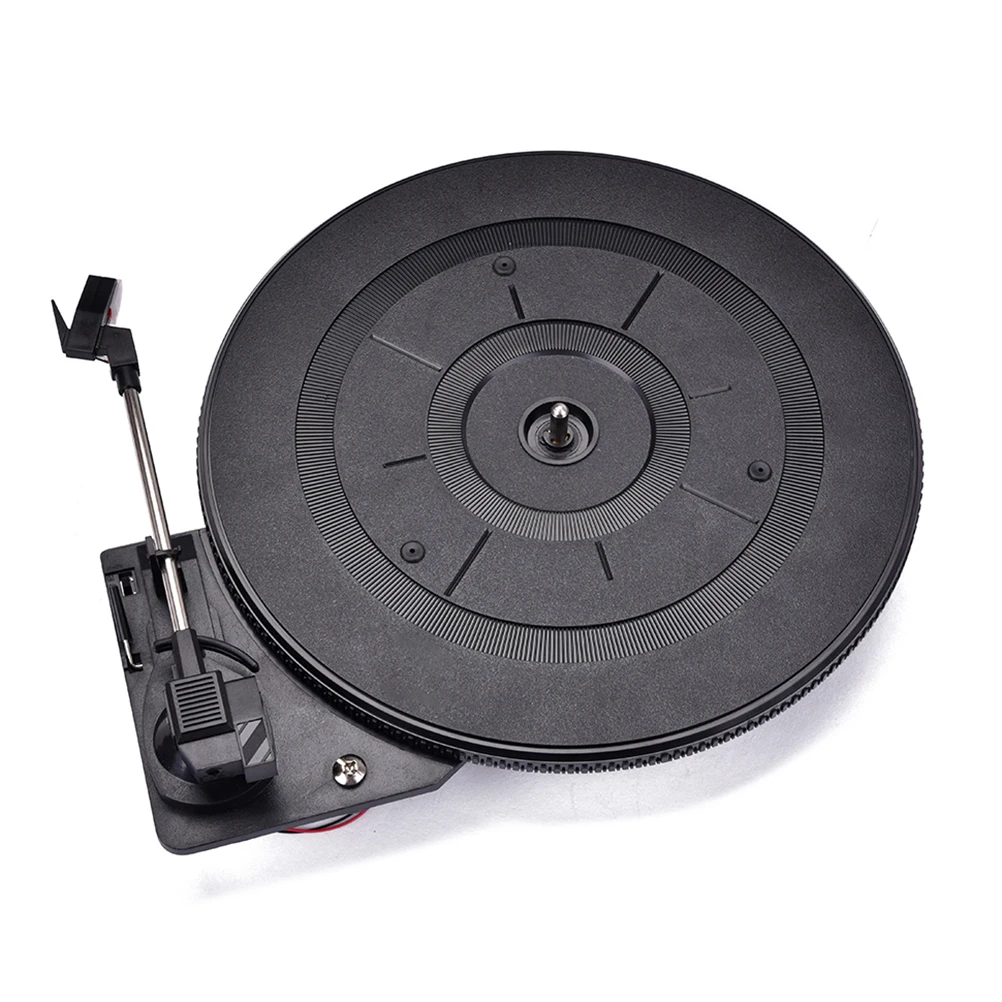 

Vintage 28cm Player Turntable for Vinyl Records Portable Preamp Adjustable Black Audio Record Player Turntable Video Device