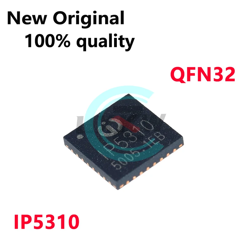 5~10/PCS New Original IP5310 QFN-32 3.1A Discharge integrated boost conversion lithium battery chip In Stock