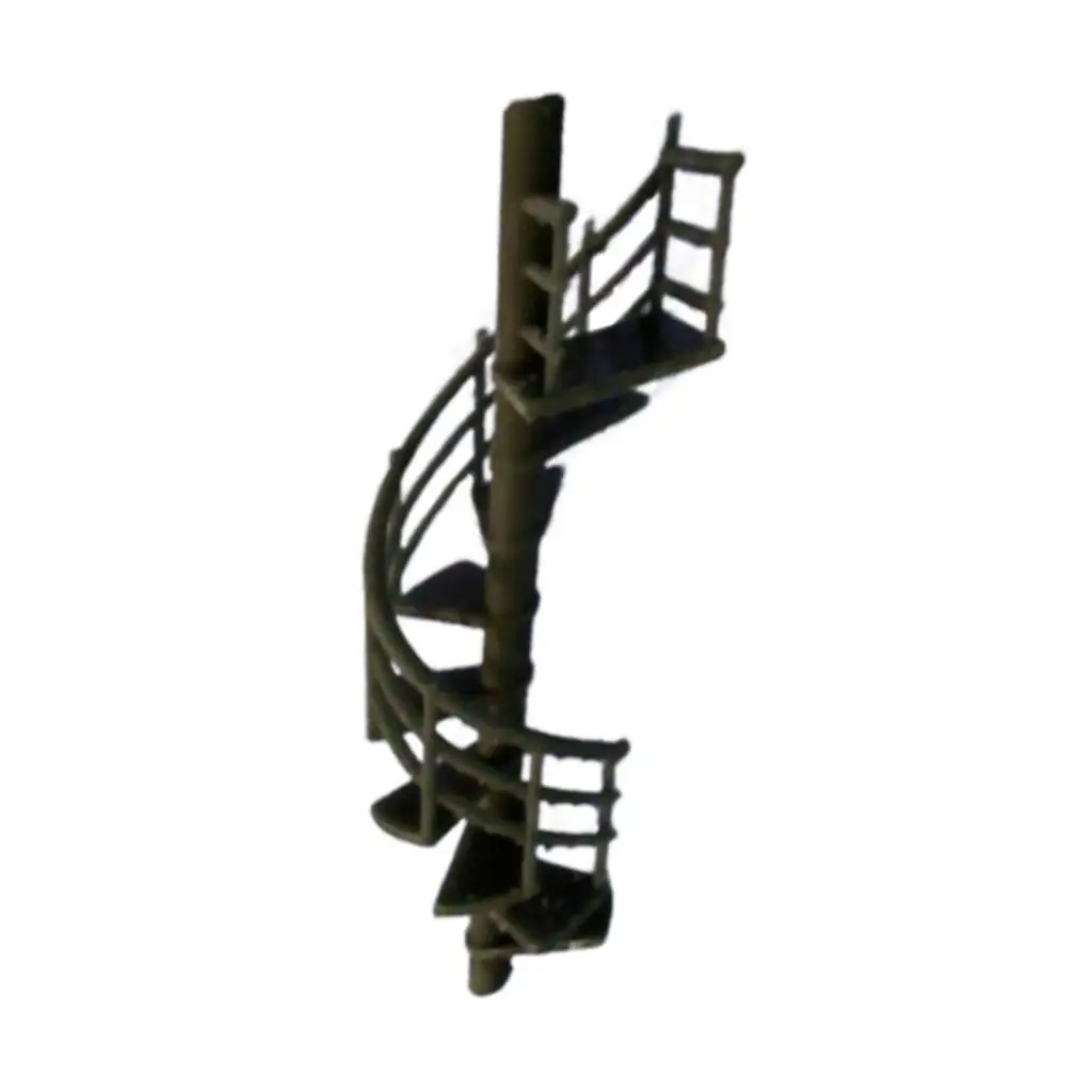1/64 Staircase Model Display Stand Furniture Ornament Diorama Platform Miniature Stairs for Fairy Garden Home Decor Landscape