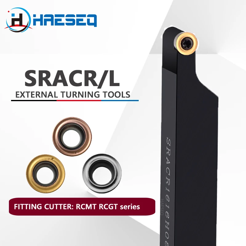 Soporte de herramientas de corte de máquina CNC, SRACR, SRACR1616, SRACR2020, SRACR2525, Draaibank, Werkzeug, Drehen, Werkzeug, cortador de torno, RCMT, RCGT