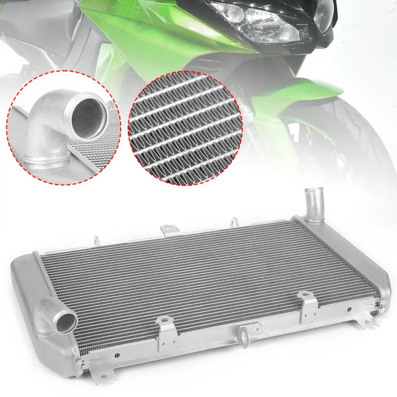 

Aluminium Engine Radiator For Kawasaki Z1000 Z 1000 2010-2020 Motorcycle Oil Cooler Coolant Cooling Water Tank Z1000SX 2011-2016