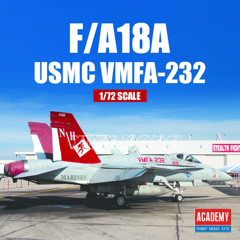 

Academy 12520 Американский истребитель F/A18A VMFA-232 масштаб 1/72 комплект модели самолета