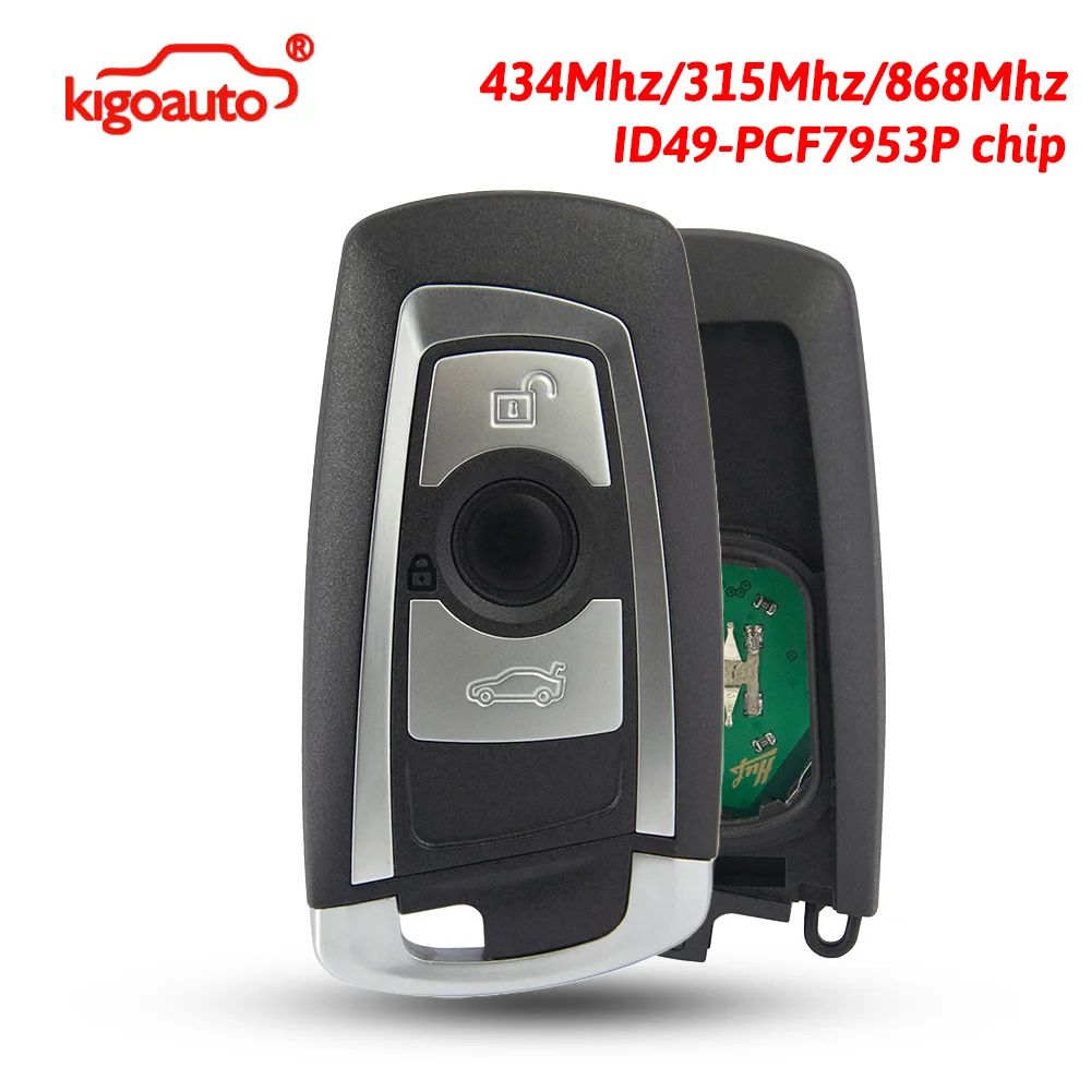 kigoauto (with Foot Kick Sensor) smart key 3 button 434/315/868Mhz HITAG-PRO ID49-PCF7953P chip for BMW F series CAS4+/ FEM