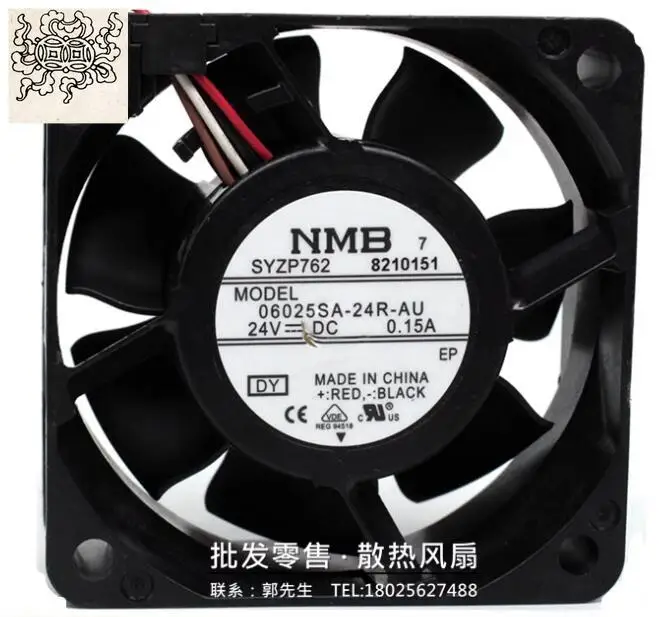 

Ltsf For NMB 06025SS-24M-AM DC 24V 0.08A 60x60x25mm 4-Wire Server Cooling Fan