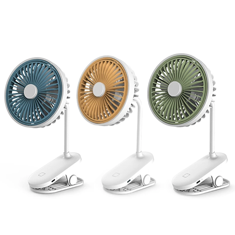 Mini USB Clip Fan Portable Wireless USB Fan Mini Desktop Fan Dorm Home Office