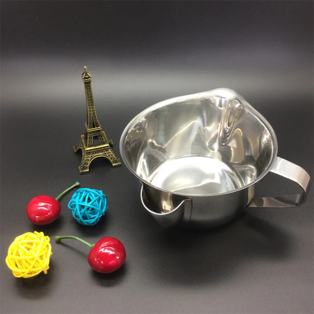 

Stainless Steel 16Cm Grease Separator For Soup Strainer Cup Kitchen Oil Filter Arc Spout Multifunctional Soy Sauce Container