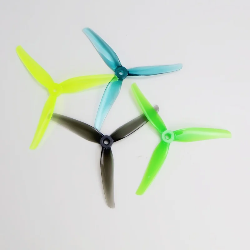 2 คู่ไอไฟลท์ นาซกูล F5/5140 5 นิ้ว 3 ใบพัดพร้อมรูยึด 5 มม.สำหรับ FPV เรซซิ่งฟรีสไตล์ 5 นิ้วโดรน