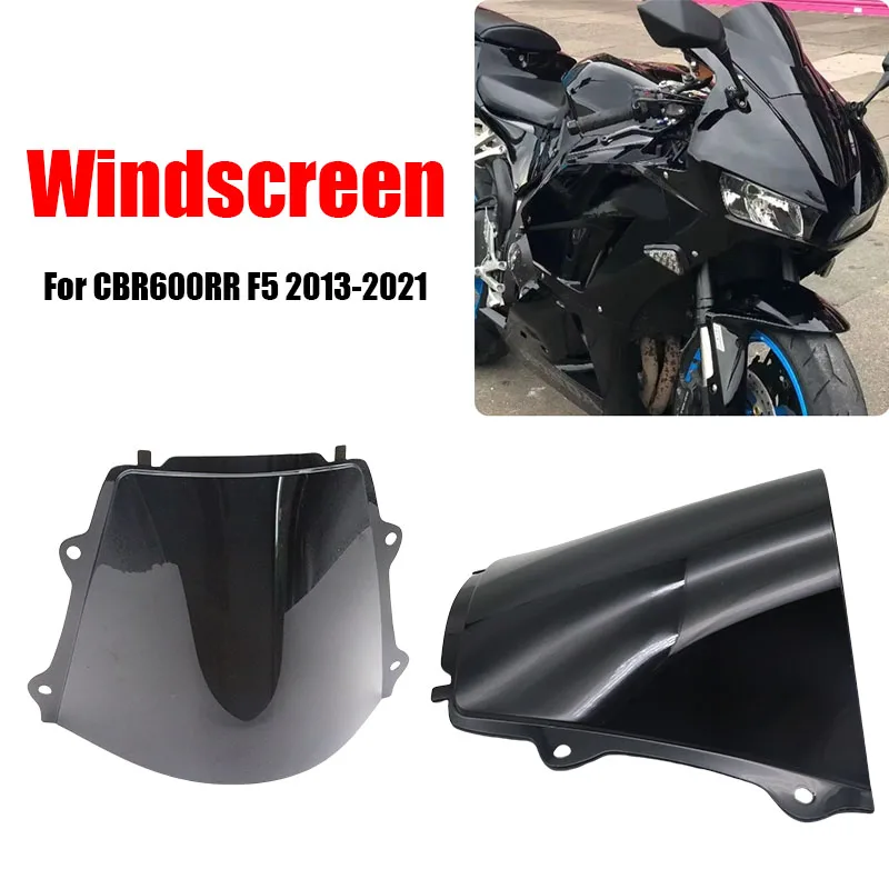 

For Honda CBR600RR F5 Windscreen CBR 600RR Double Bubble Windshield Screen Racing Upgrade Wind Deflector Motorcycle