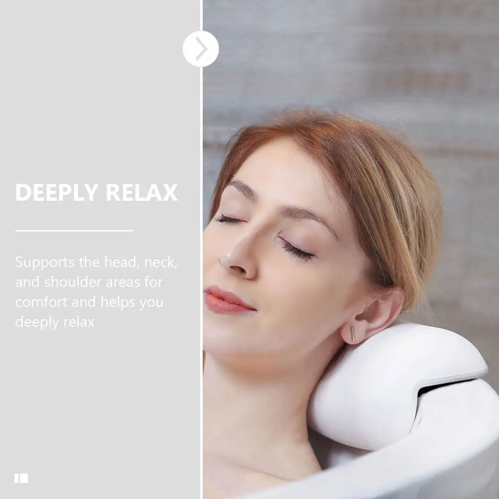 

Breathable Bathtub Pillow with 6 Heavy Duty Suction Cups Ergonomic Neck Shoulder Head Support Bath Pillow for Home Spa