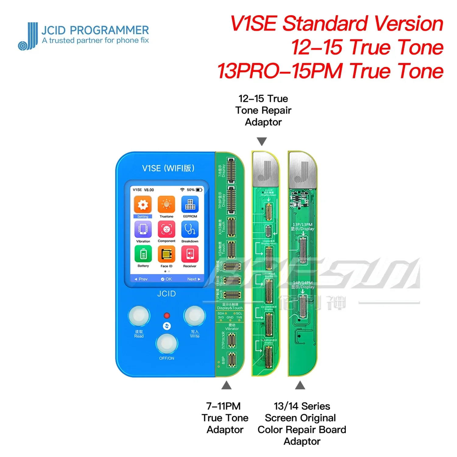 JC JCID V1SE V1SPro Screen True Tone Board For iPhone 12 13 14 15 Pro Max Plus Original Screen Copy Display Repair Tools Kit