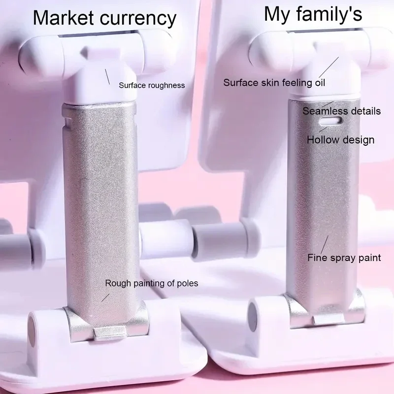 Desk Mobile Phone Holder Stand Adjustable Foldable Flexible Iphone IPad Tablet Samsung Xiaomi Universal Table Cell Phone Stand