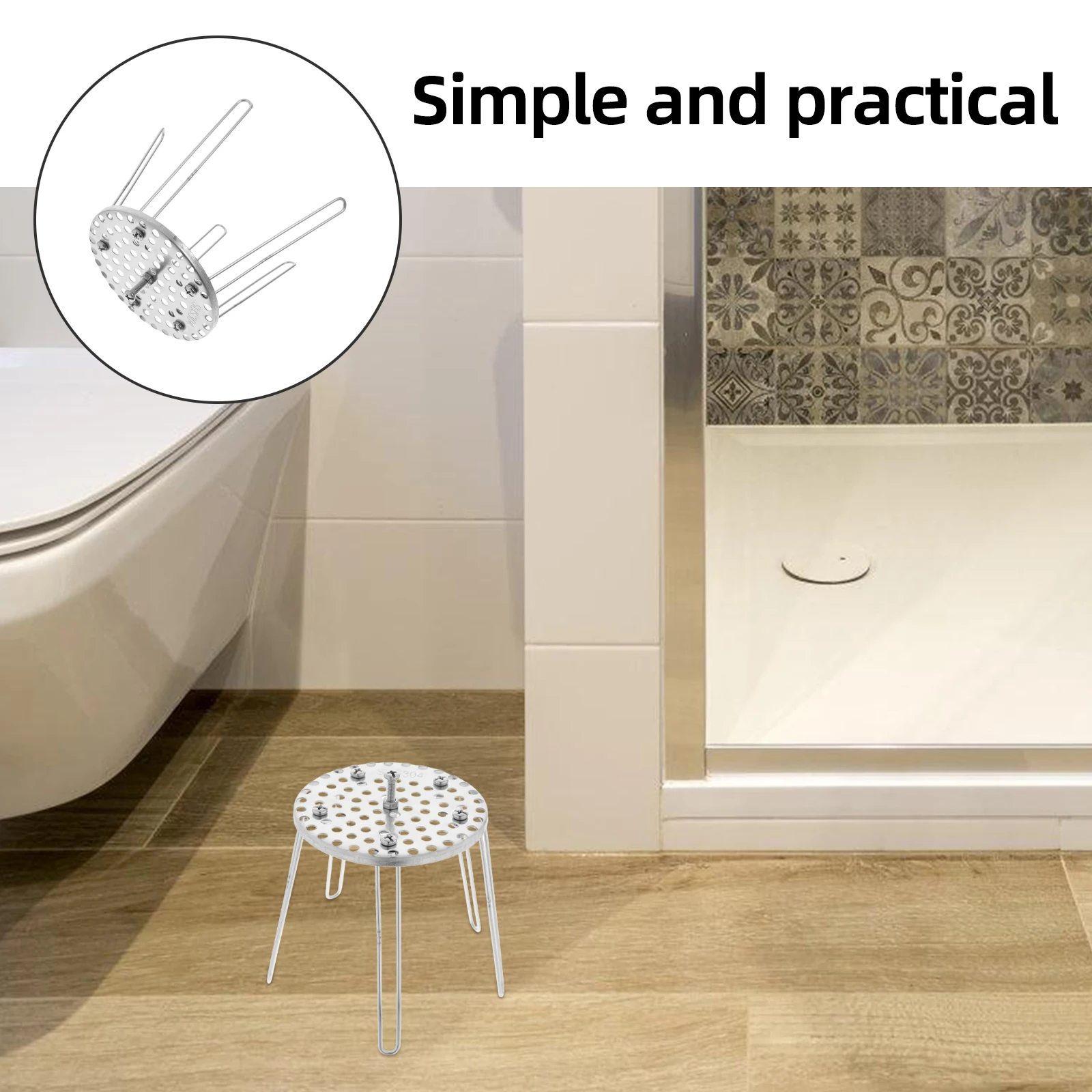 

Stainless Steel Drain Cover Vent Mesh Universal Hair Debris Catcher Anti-Clogging Filter Bathroom Kitchen Sink Gutter Strainer