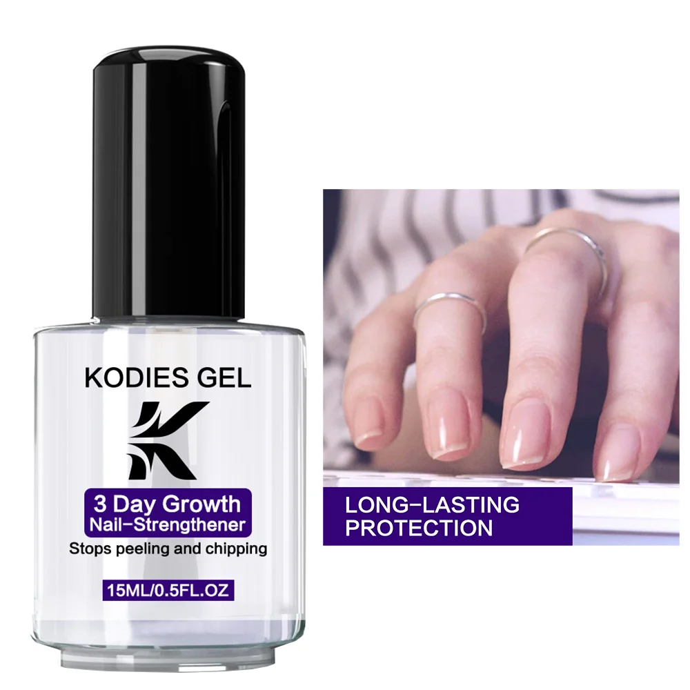 KODIES GEL kératine renforcement des ongles 3 jours de croissance séchage rapide croissance des ongles normale vernis laque réparation pause mince soins des ongles