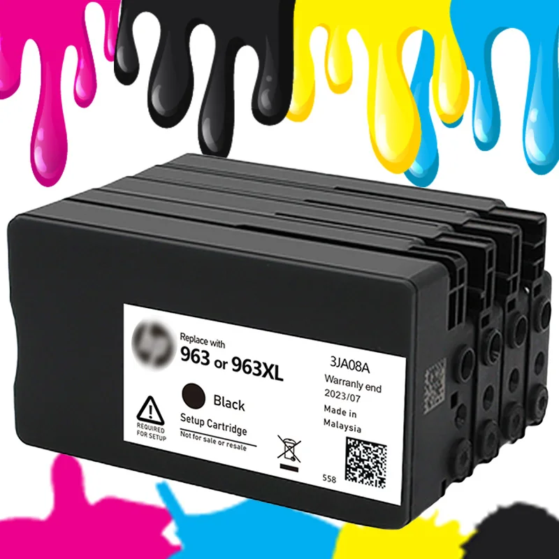 

963 963XL ink cartridge for HP OfficeJet Pro 9010 9012 9013 9014 9015 9016 9019 9020 9022 9023 9025 printer