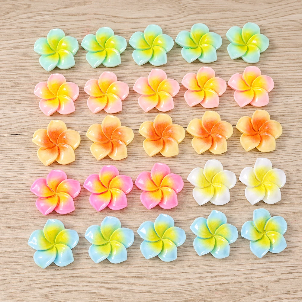 Tusember 15 Stück Niedliche Harz-Acryl Bunte Blumen Flatback Cabochons für DIY Schmuckherstellung Handyhülle Nagelkunst Handgemachtes Kunsthandwerk – Detail 5