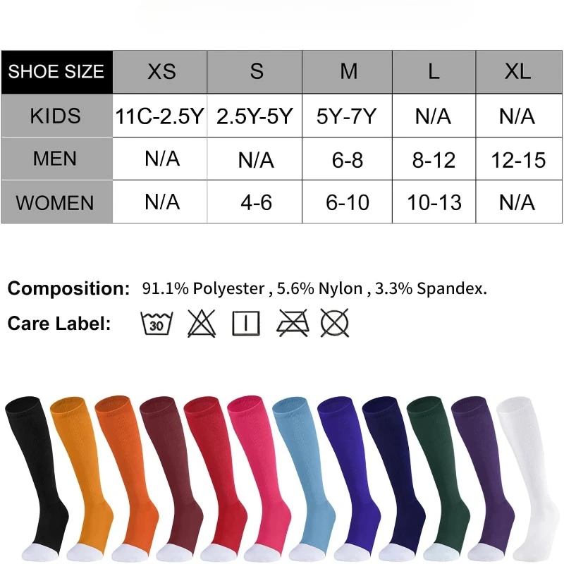 2/3 Pack Baseball Soccer Softball Socks for Youth & Adult Multi-sport Tube Socks