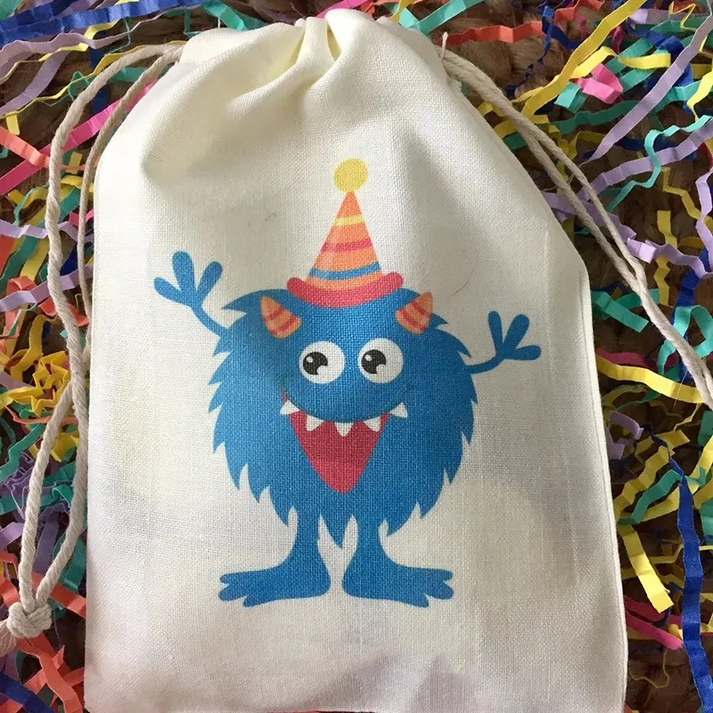 12candy gift present Goody Treat bag Little Monster Truck Theme 1st 2nd 3rd Birthday Party Baby Shower table decoration Favor