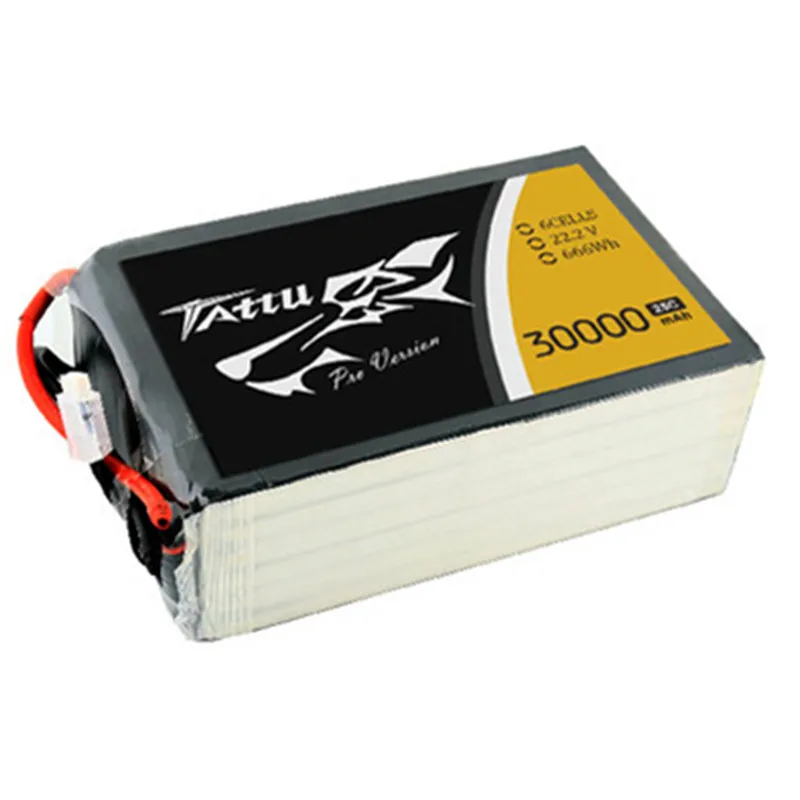 

TATTU 30000mAh 25C 22.2V 6S1PBattery for S900 Spreading Wings S1000+ Done