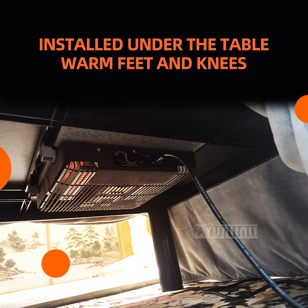 Single Person Heater Home Use Restaurant Desktop Appliance Room Matching Table Mounted Heating Device