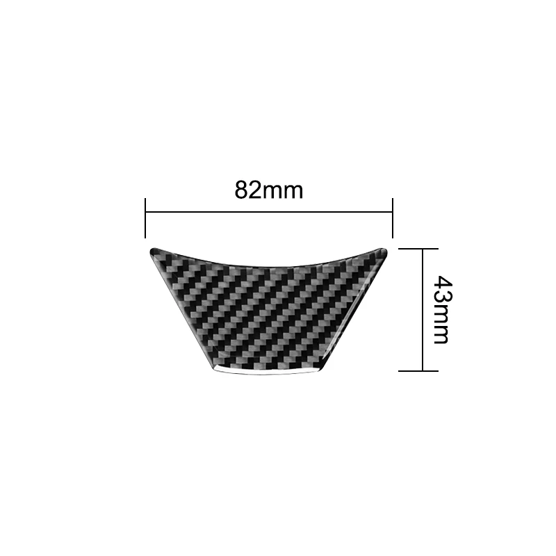 Carbon Fiber Steering Wheel Decoration Cover Trim Sticker Decal For Toyota Corolla Levin 2014 2015 2016 2017 2018 Accessories