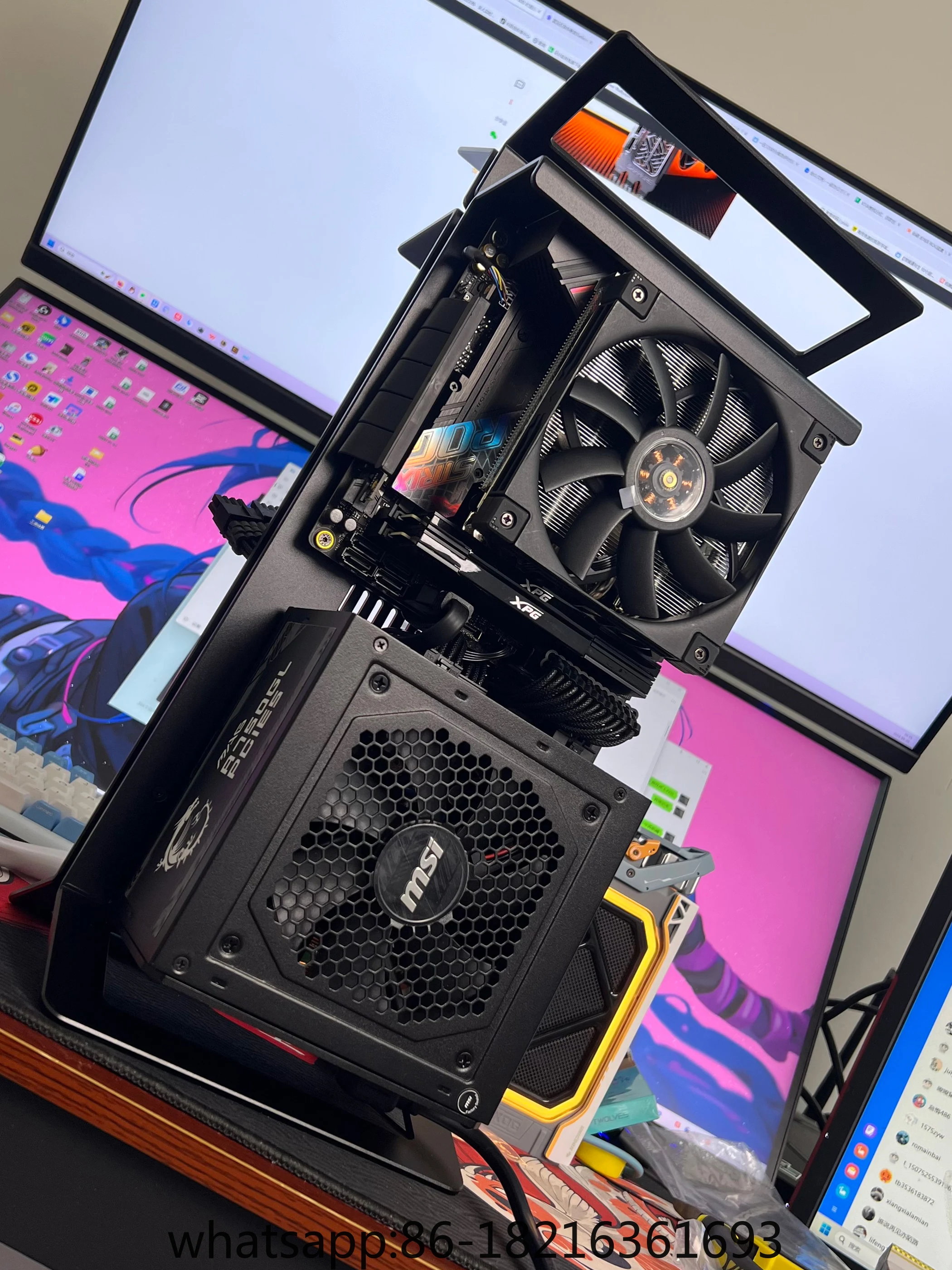 

13600K 7800XT Customized ITX Open Frame Portable Machine