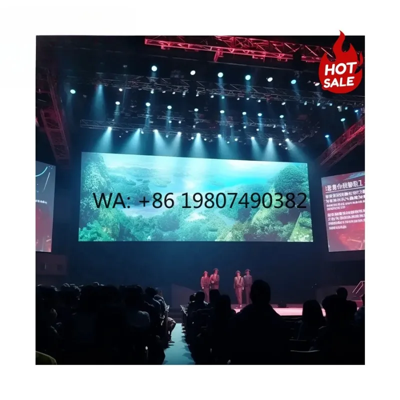 IP65 Waterproof LED Screen P2.976 P3.91 P4.81 SDK Supported Giant Outdoor Stage Rental Display For Animation Graphic Shows