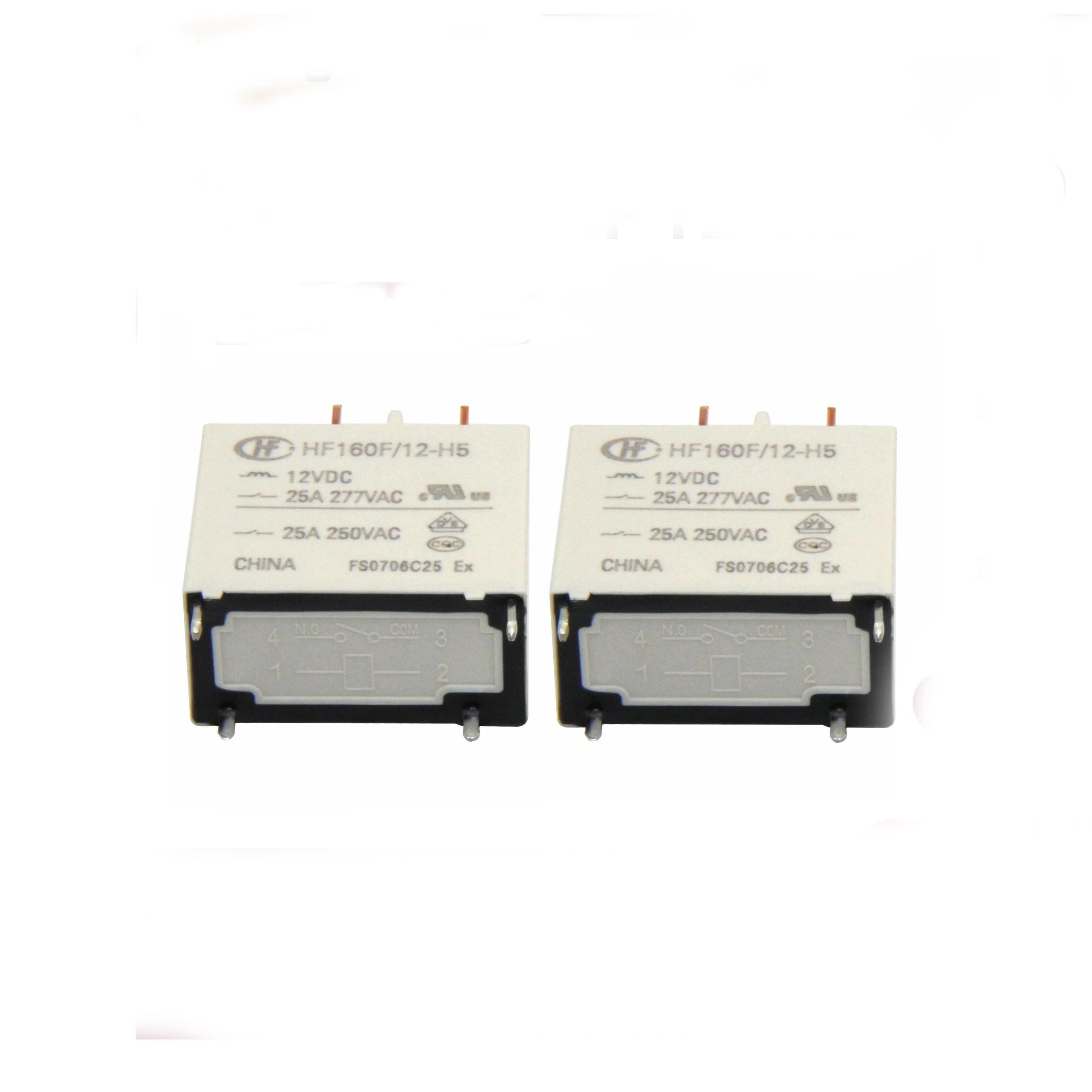 

Реле 12 В HF160F 12-H5 HF160F12H5 HF160F 12 H5 HF160F-12-H5 12VDC DC12V 25A 4PIN