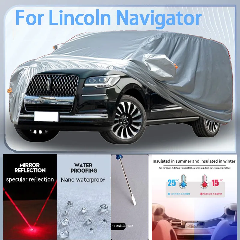 

For Lincoln Navigator Full Car cover with UV protection and Winter Insulation roles,Rainproof,Snowproof Ati-frost properties.