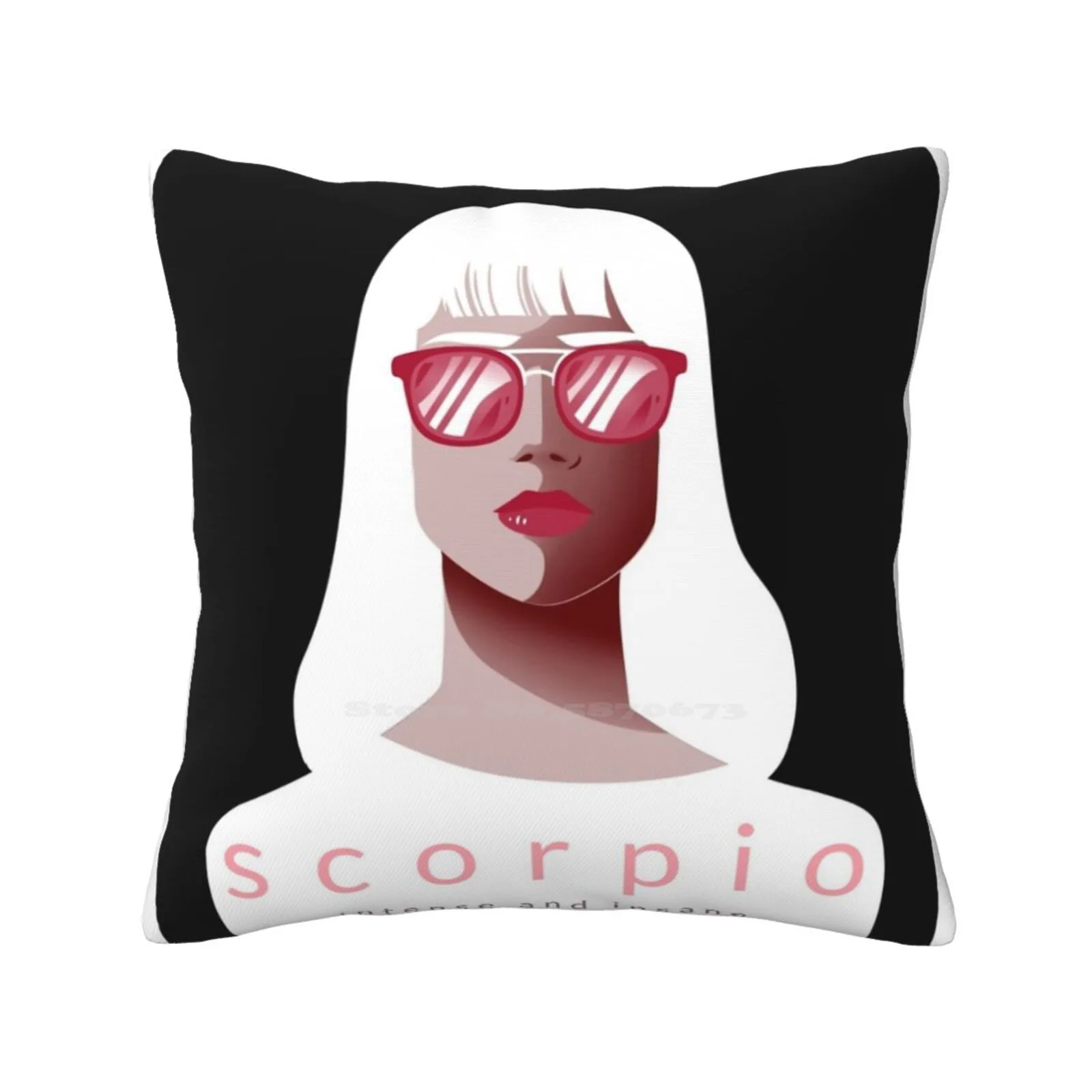 Scorpio Home Sofa Car Waist Throw Pillowcase Funny Quotes Life Cute Stars Trending Tumblr Love Trendy Astrology Comedy