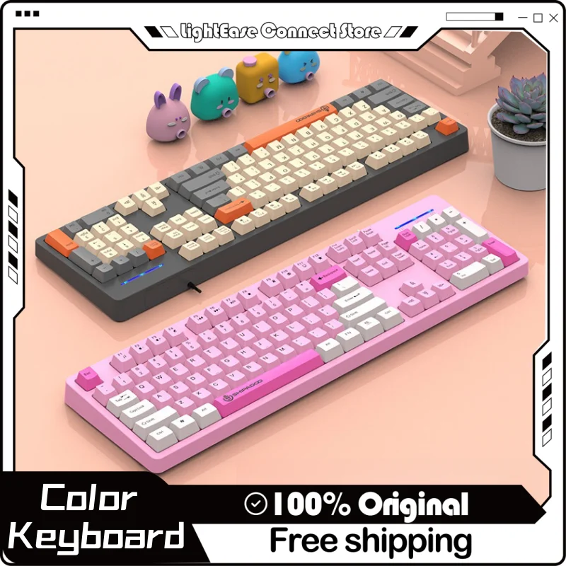 2024 New K600 Business Keyboard With Three Color Combinations Beautiful Atmospheric Liquid Silicone For Comfortable Touch