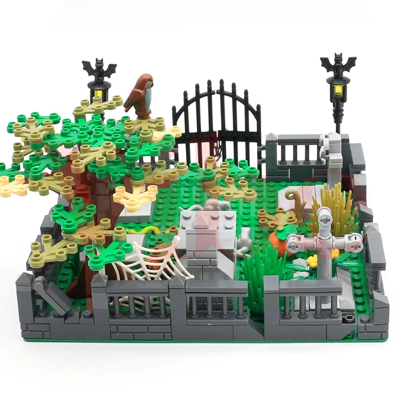 Model Kit Companies - Zestaw Klocków Halloween Cemetery MOC -