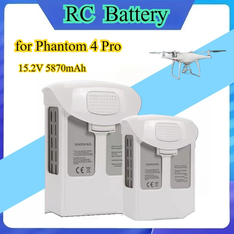 

15.2V 5870mAh High Energy Intelligent Battery for Phantom 4 Pro Advanced 4S LiPo Spare Flight