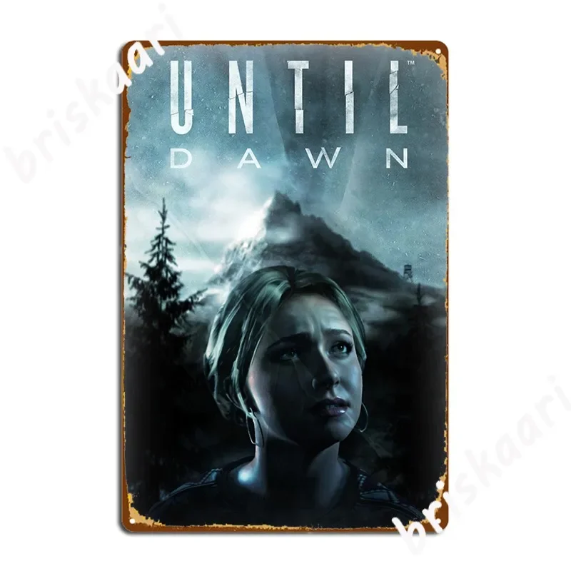 Until Dawn Sam Metal Sign Custom Club Plaques Mural Tin Sign Posters