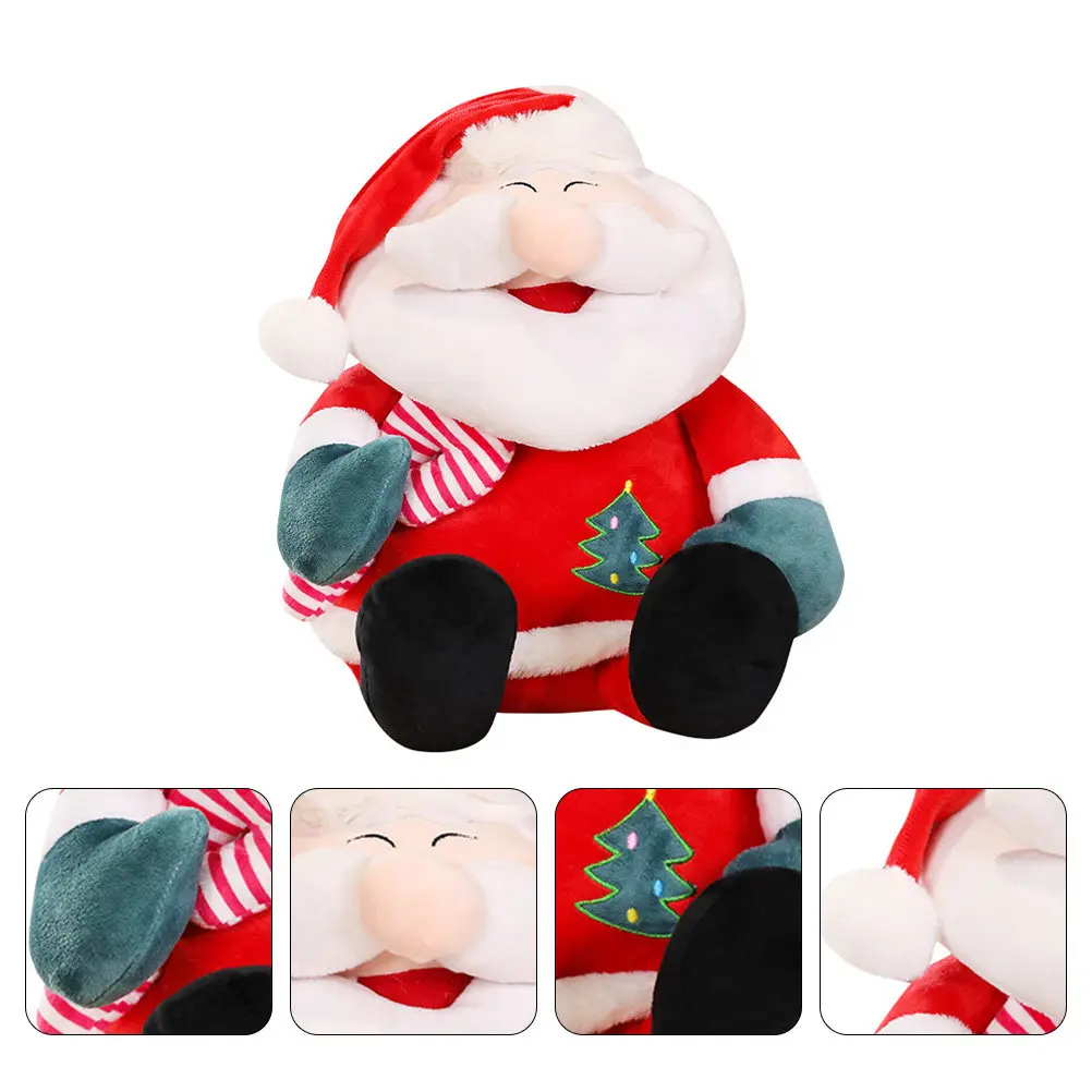 

Red Santa Clause Christmas Stuffed Santa for Car Desk Sofa Decoration Gift Toys Stuffed