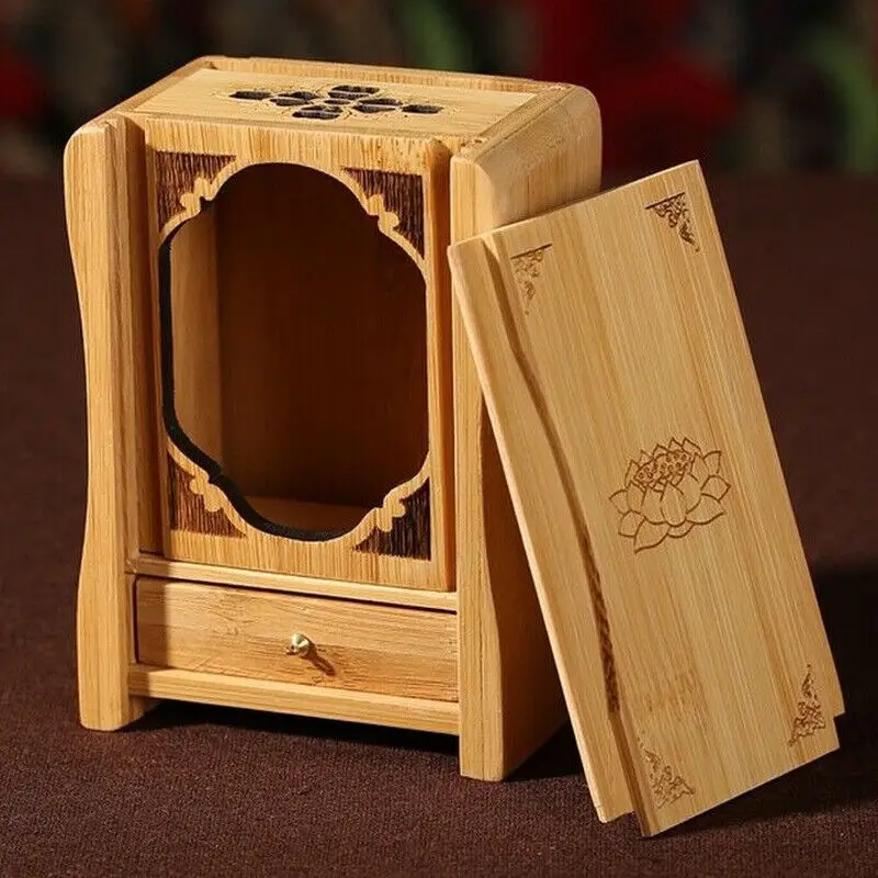 Portable Buddhist Bamboo Altar Butsudan Mini Shrine God Zen Patron